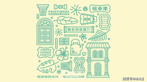 商聚星平面設計 娘惹風情，絢麗綻放——融合傳統與現代的廣告設計美學